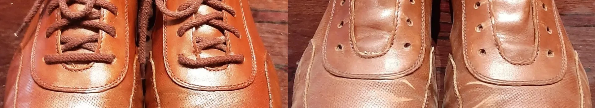 buty przed i po regeneracji
